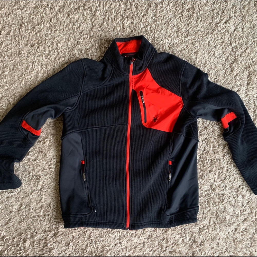 Spyder heavy knit jacket. Size XL.